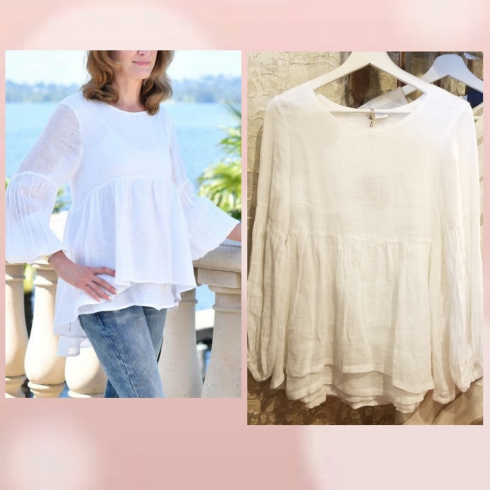 Paloma Linen Top